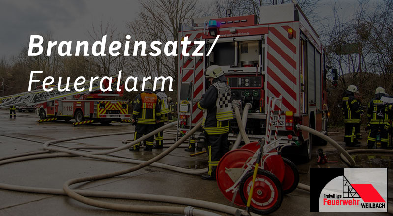 Feuer gemeldet im Außenbereich eines Wohngebäudes