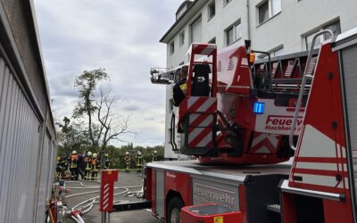 Wohnungsbrand Mehrfamilienhaus – Menschen in Gefahr