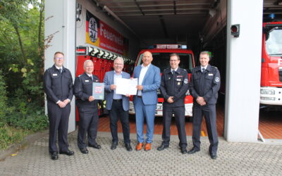 Stadt erhält Förderbescheid für neues Feuerwehrhaus