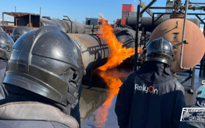 Training zur industriellen Brandbekämpfung