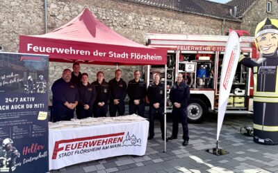Flörsheimer Feuerwehren aktiv auf dem Rathausfest des HGV Flörsheim