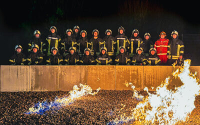 Realitätsnahe Ausbildung: Feuerwehren trainieren den Umgang mit Erdgas