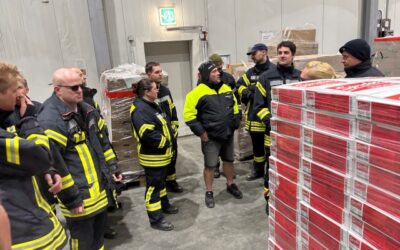 Objektkunde im Kühllager des Lebensmittellogistiker Nagel-Group