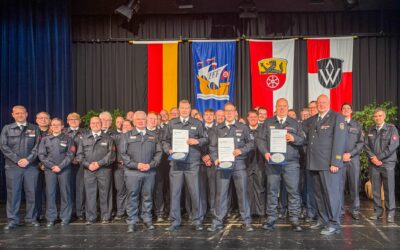 Ehrenplakette des Landes Hessen für die Flörsheimer Feuerwehrvereine